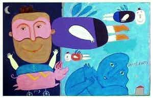 Wouter Stips - Kleurenzeefdruk SWEET DREAMS Handgesigneerd. verkocht voor € 155!