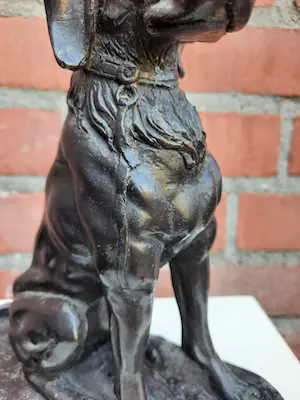 Niet of onleesbaar gesigneerd - Hond in brons kopen? Bied vanaf 1!