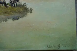 Niet of onleesbaar gesigneerd - Landschap met koeien kopen? Bied vanaf 10!