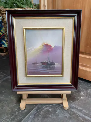 Niet of onleesbaar gesigneerd - Zon achter de wolken kopen? Bied vanaf 10!