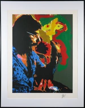 Karel Appel - Friday uit de serie Seven Summer Days - Ingelijst (Groot) kopen? Bied vanaf 1!