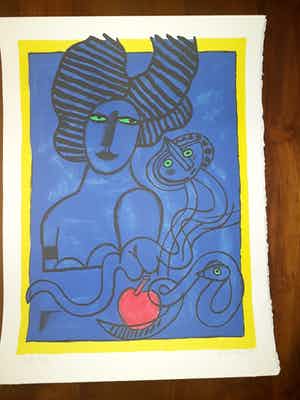 Corneille - eve et la pomme verkocht voor € 250!