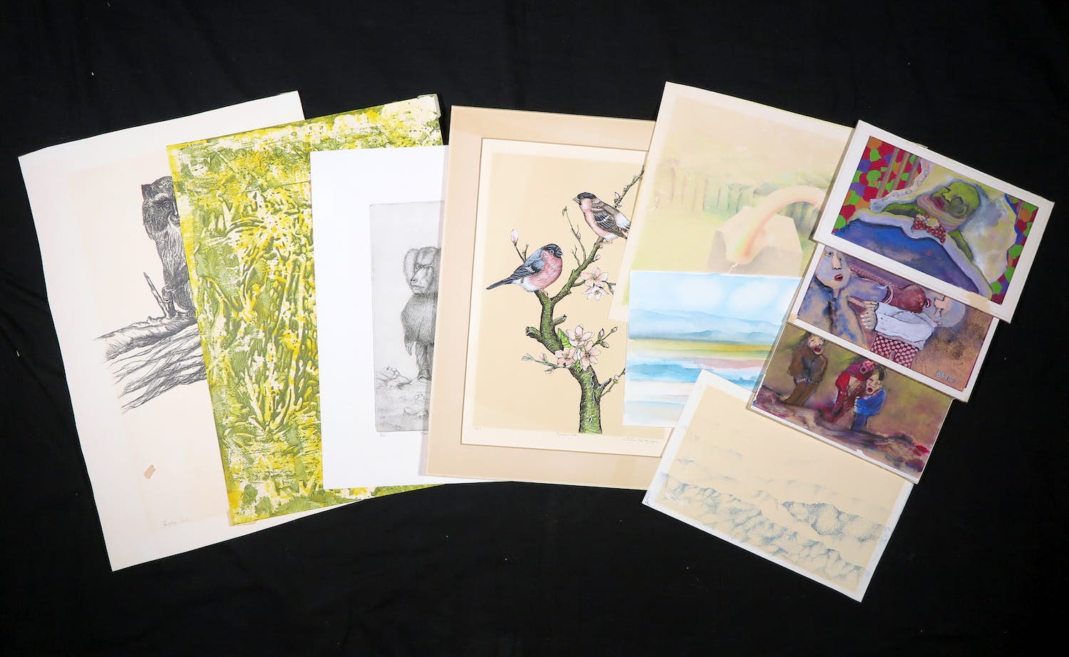 Henk Sparreboom - en andere! - Lot met 10 werken op papier kopen? Bied vanaf 1!