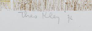 Theo Kley - Litho, Organische bestanddelen [...] kopen? Bied vanaf 1!