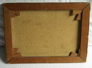 Niet of onleesbaar gesigneerd - Olieverf op doek , Stilleven met groene vaas, fruit en boeken - gesigneerd kopen? Bied vanaf 1!