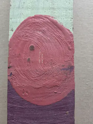 Piet Dirkx - Encaustiek. Gekleurde was op houten balk. kopen? Bied vanaf 79!