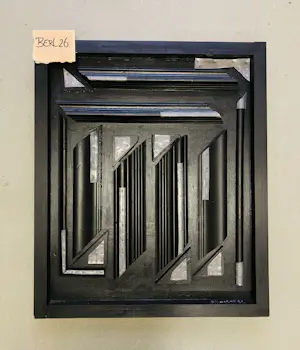 John Foppen - reliëf in zwart (opslag extern rek 2A) kopen? Bied vanaf 225!