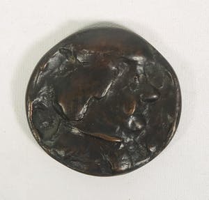 Piet Esser - Bronzen penning, De oude Rembrandt kopen? Bied vanaf 50!