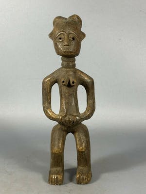 Baule - 201021 - Old and Rare African Baule statue - Iv. Coast. kopen? Bied vanaf 35!