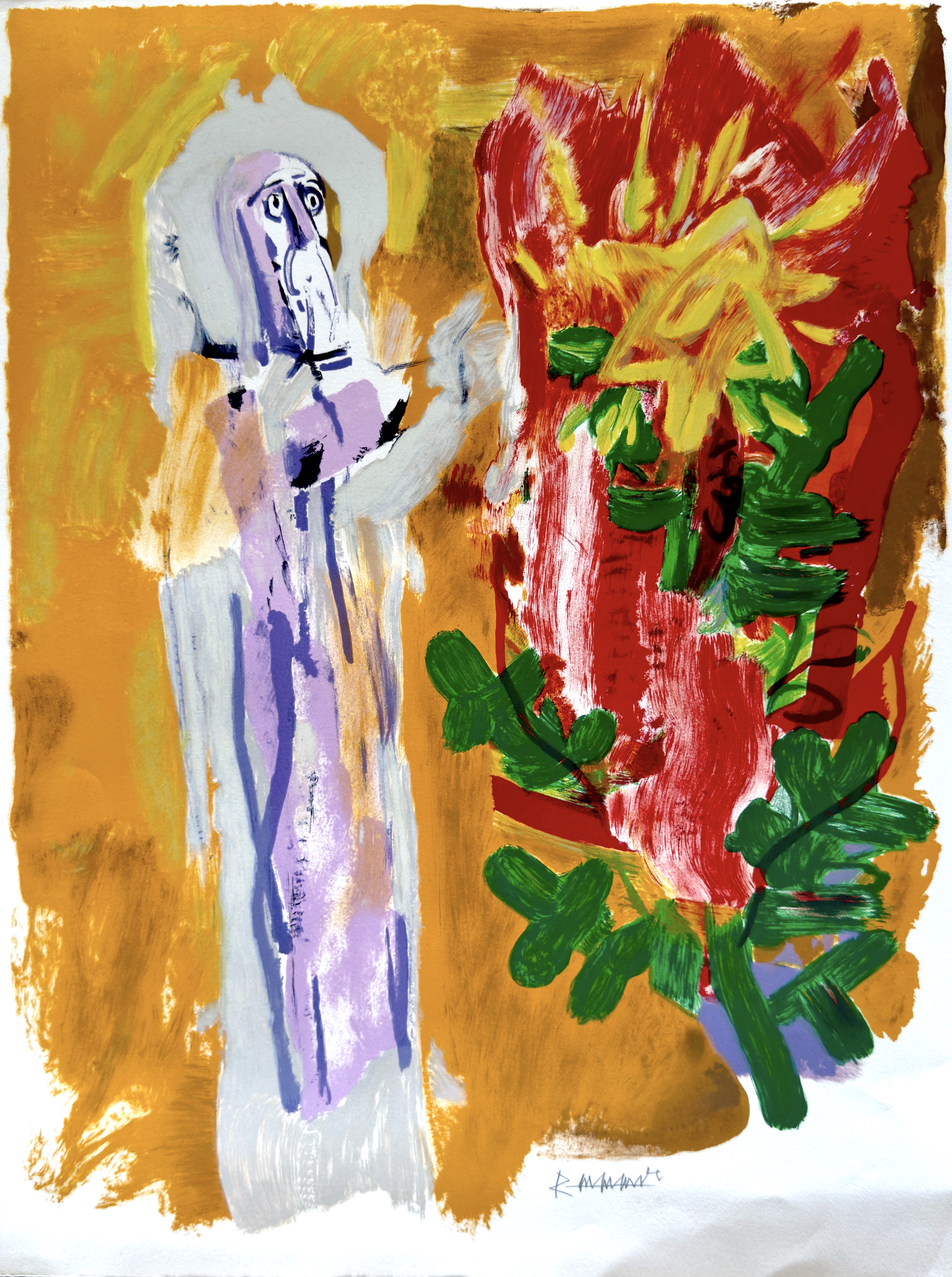 Abraham Rattner - Then the Lord Said unto Moses… — Lithographie originale signée — 1972 kaufen? Bieten Sie von 405!