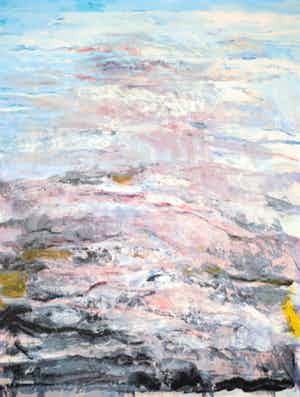 Kees van Bohemen - Zeefdruk, Zeegezicht verkocht voor € 80!