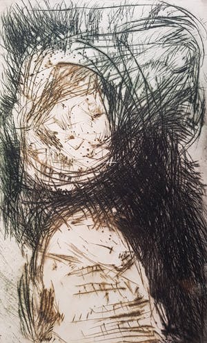 Asger Jorn - Compositie, 1959, ets (ingelijst) kopen? Bied vanaf 595!