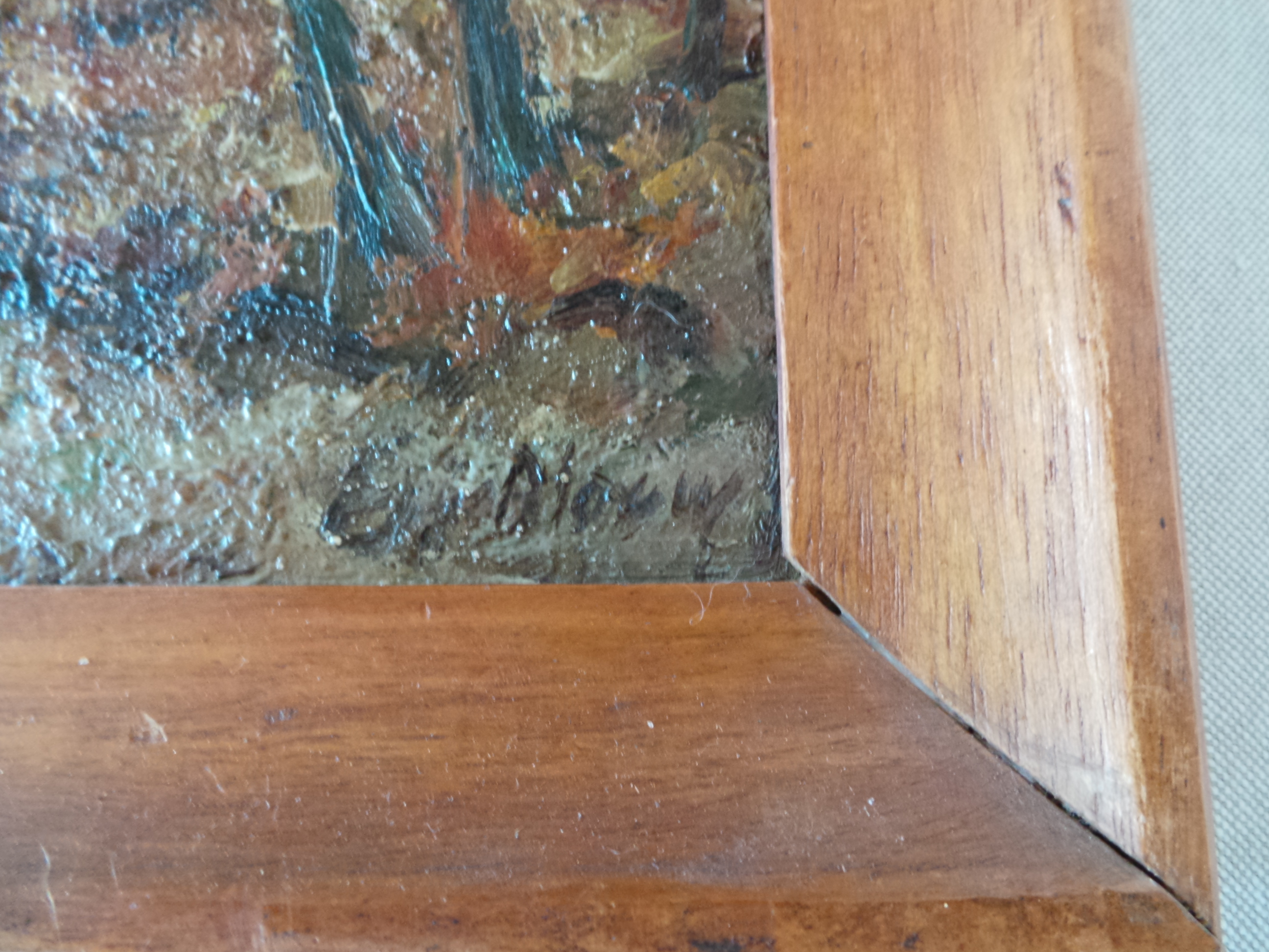 Niet of onleesbaar gesigneerd - Bosgezicht 20 eeuw kopen? Bied vanaf 1!