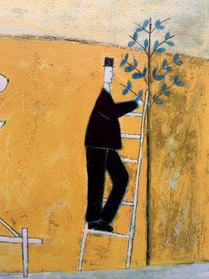 Annora Spence - kleurenzeefdruk | 'The white caravan' kopen? Bied vanaf 140!