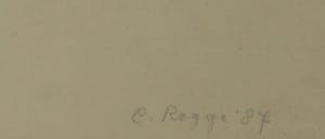 Cornelius Rogge - Collage met karton, Zonder titel - Ingelijst kopen? Bied vanaf 50!