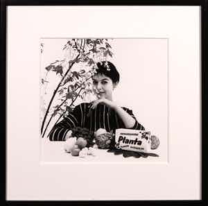 Paul Huf - Foto, Planta reclame - Ingelijst verkocht voor € 80!