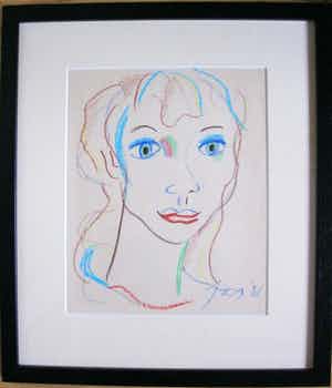 JAS - Portret van een dame verkocht voor € 45!