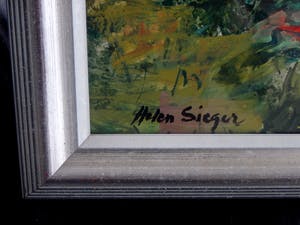 Helen Sieger - Duinlandschap met huisjes en kerk kopen? Bied vanaf 125!