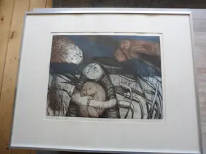 Ria Zurne - kleurenets 'Confrontatie in de geestentuin' kopen? Bied vanaf 25!