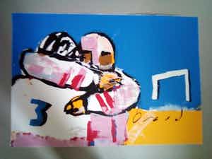 Herman Brood - voetbal 3 verkocht voor € 99!