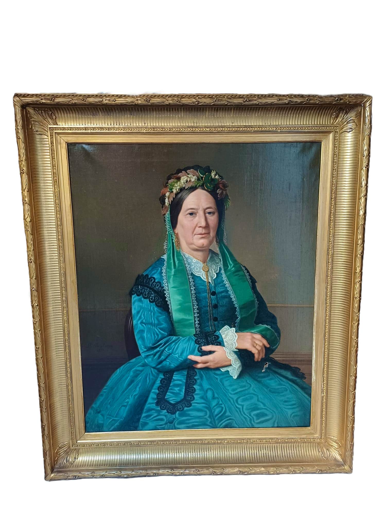 AcheterBasile De Loose - portret Dame? Enchérissez de 200!