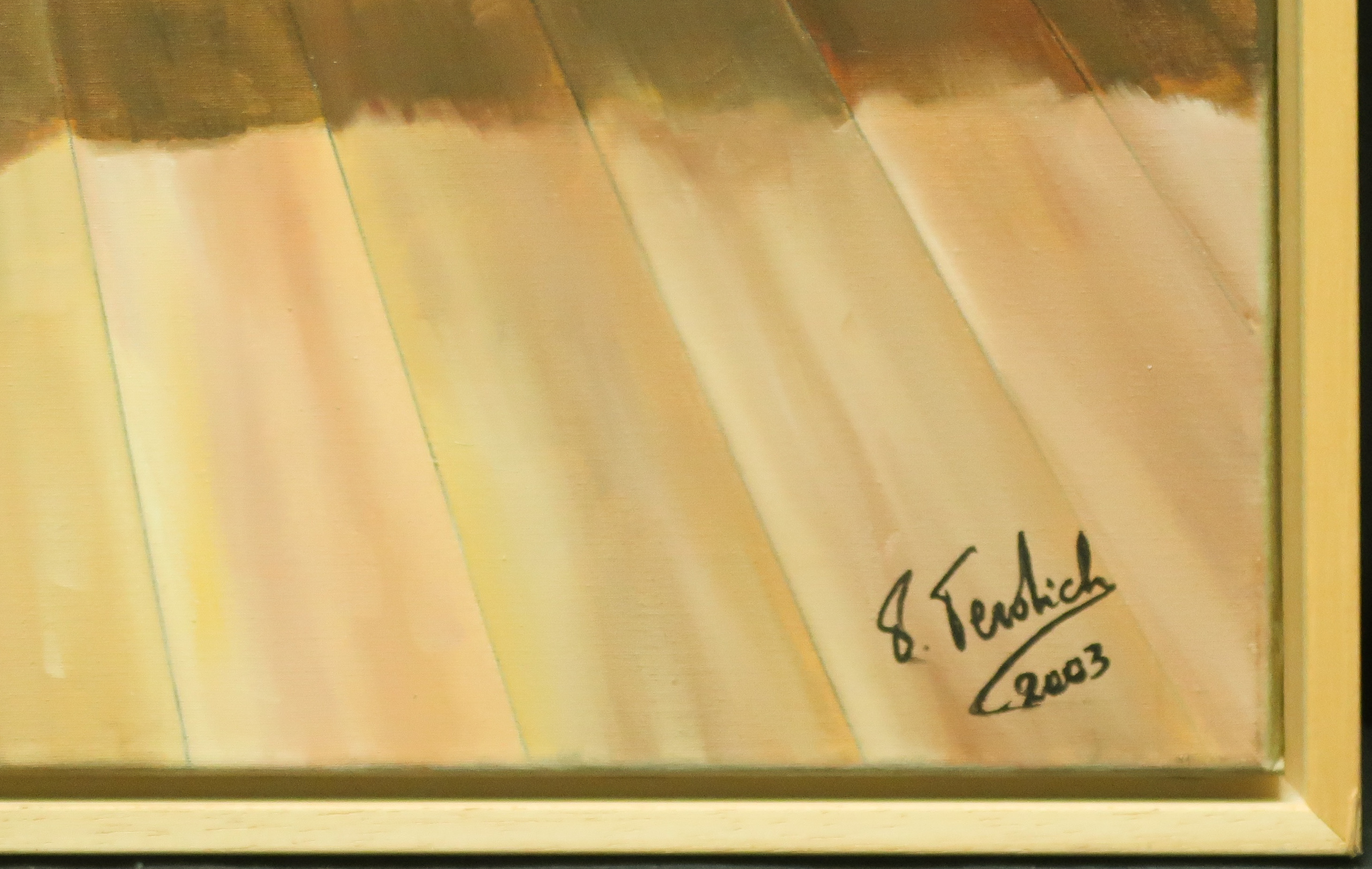 Paolo Terdich - Olieverf op doek, Attesa 1 - Ingelijst kopen? Bied vanaf 100!