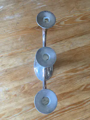 WMF - WMF Art Deco Kandelaar - gemerkt , jaren 30s-40s, Verzilverd kopen? Bied vanaf 55!