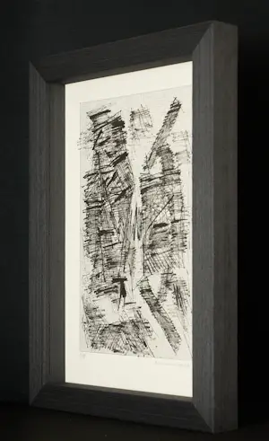 Jan Schoonhoven - Siebdruck - Sonderausgabe - minimalistisches Meisterwerk - hochwertig gerahmt kopen? Bied vanaf 680!