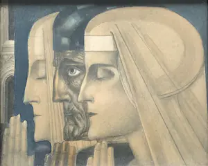 Jan Toorop - Gebed - Druk kopen? Bied vanaf 1!