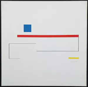 Werner Graeff - Variationen zu Zeichnungen von 1921, complete uitgave met 7 zeefdrukken kopen? Bied vanaf 1250!