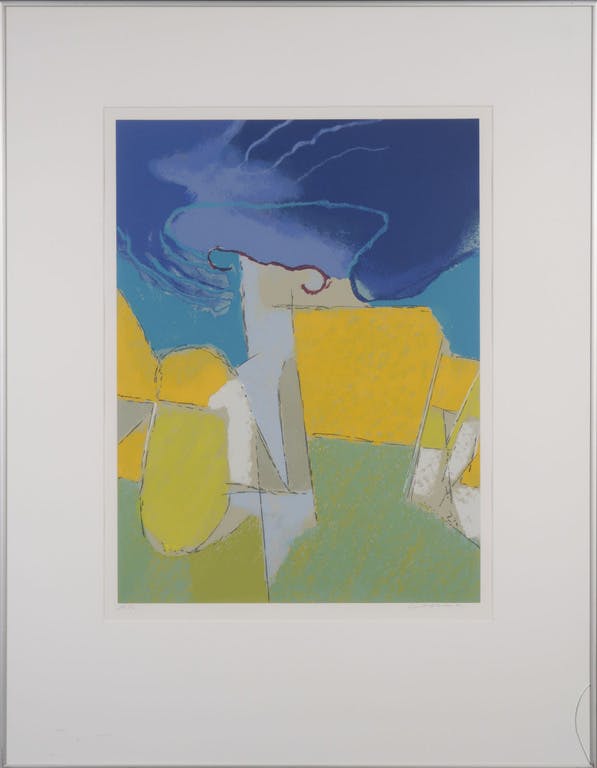 Henk van Vessem - Henk van Vessem: Zeefdruk, Greece suite I - Ingelijst kopen? Bied vanaf 1!