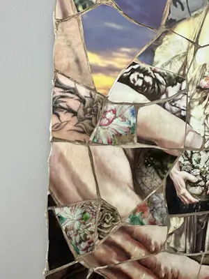 Patrick Bergsma - Collage met verschillende prints en fragmenten uit het werk Gebroken Glans kopen? Bied vanaf 199!