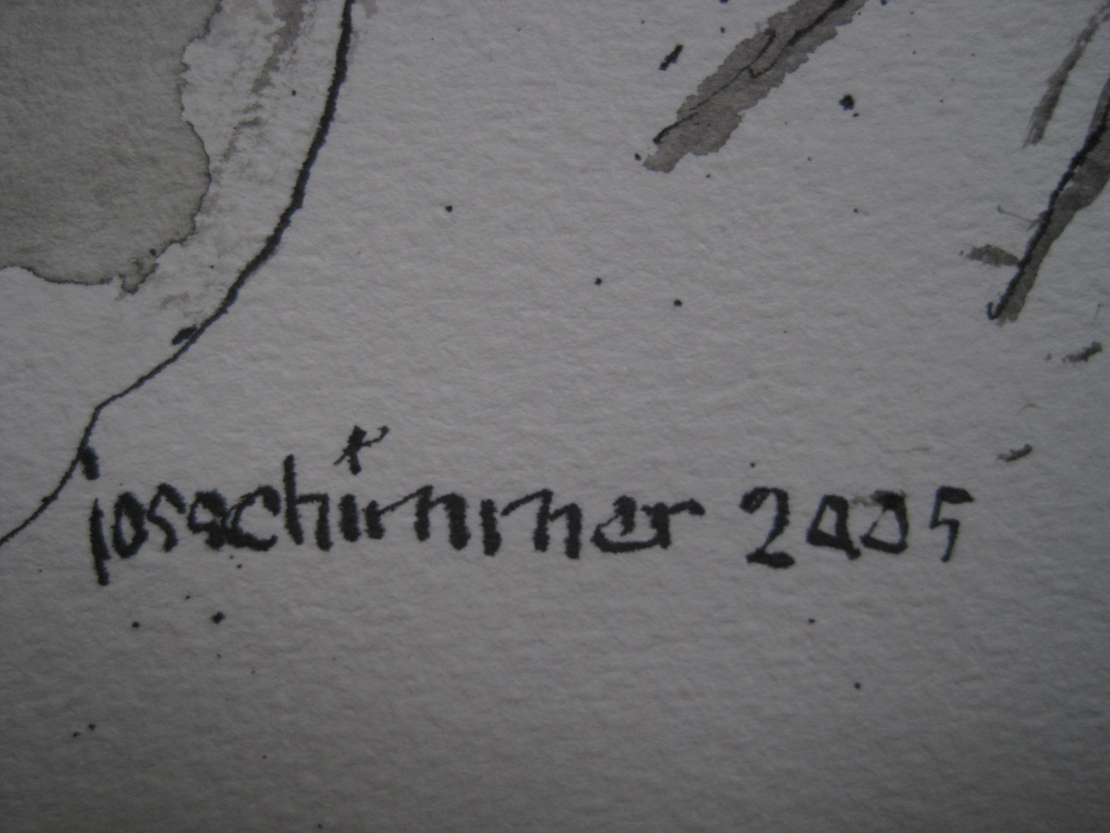 Jos Schimmer - Haarlems Abstract Expressionist - Gouache uit 2005 - gesigneerd kopen? Bied vanaf 1!
