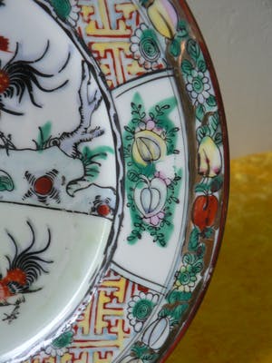 Curiosa - Bord Hanen - Porselein - China kopen? Bied vanaf 1!