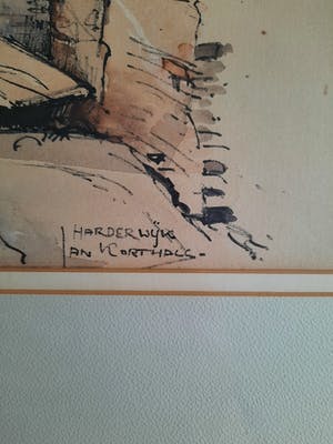 Jan Korthals - schilderij harderwijk kopen? Bied vanaf 80!