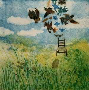 Michel van Overbeeke - kleurenets - 'In memoriam' - 1973 kopen? Bied vanaf 90!