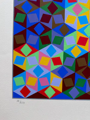 Victor Vasarely - Photon 1988 kopen? Bied vanaf 390!