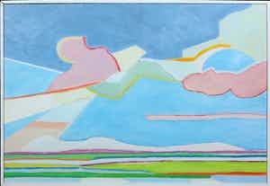 Paul Overhaus - Olieverf op board, De bol - Ingelijst verkocht voor € 80!