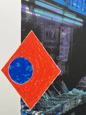 Jelis van Dolderen - handgesigneerde zeefdruk | 'Paris-Partout V' | 2002 kopen? Bied vanaf 1!