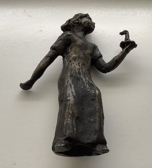 Brons (Onbekend) - Meisje met kaars kopen? Bied vanaf 35!