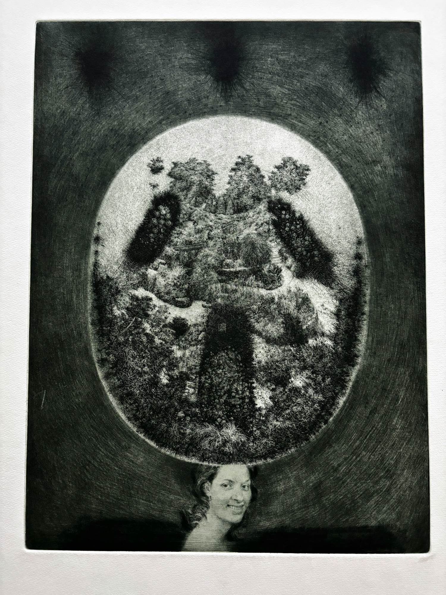 Albin Brunovsky - Dame met hoed (tuin) kopen? Bied vanaf 1000!