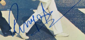 The Beatles - Abbey Road - Gesigneerd door 3 van de 4 bandleden kopen? Bied vanaf 1!