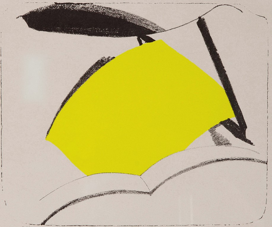 Annemiek Stegerman - Het Gele Vlak - Litho - 1982 - Gesigneerd kopen? Bied vanaf 10!