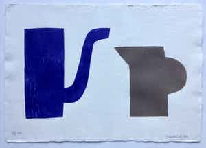 Klaas Gubbels - houtdruk - 2005 - oplage 5/6 E/A. verkocht voor € 350!