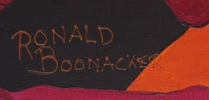 Ronald Boonacker - Acryl op doek, Italië (Zeer groot) kopen? Bied vanaf 10!