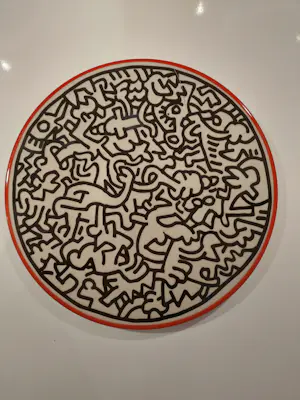 Keith Haring - Handgeschilderd porseleinen verzamelbord (Limited Edition) kopen? Bied vanaf 150!