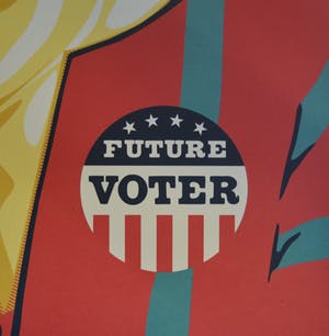 Shepard Fairey - We The Future Power to the Polls - gesigneerd kopen? Bied vanaf 85!