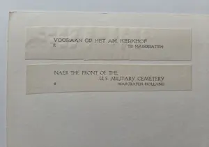 Ad van der Kop - Begraafplaats Margraten. Uit de serie Mooi Limburg. kopen? Bied vanaf 49!