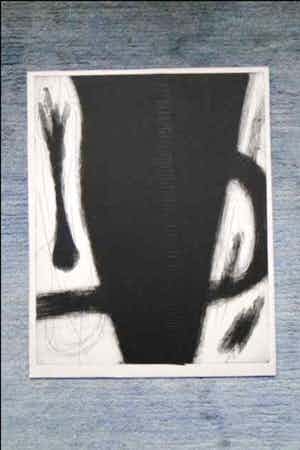 Marc Maet - Abstracte compositie ets, handgesigneerd en genummerd 4 op 20 verkocht voor € 1!
