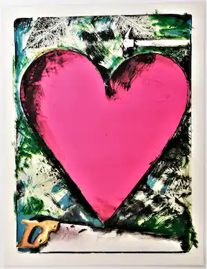 Jim Dine - A Heart, 1983 verkauft für € 65!